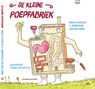 Boekomslag De Kleine Poepfabriek - geschreven door Marja Baseler